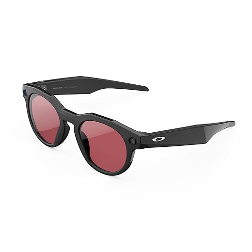 Oakley Meta HSTN - with Meta AI, Audio, Photo, Video Compatibility - Black, Prizm™ Dark Golf Lenses