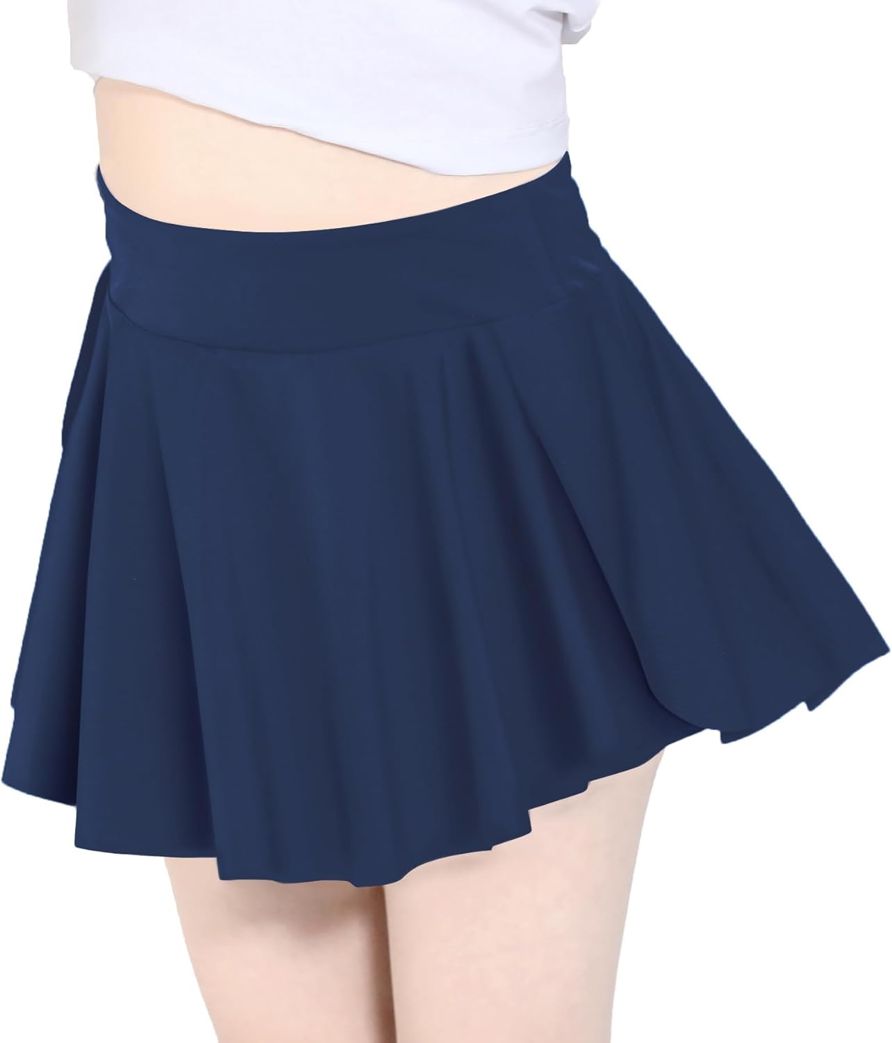 Skort Girls, Athletic Skirts for Tennis Golf, Butterfly Flowy Shorts for Kids, Shorts with Pocket