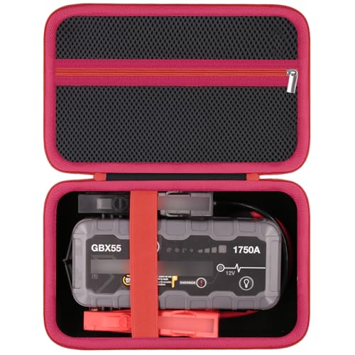 Protection Storage Case Compatible with NOCO Boost X GBX55 UltraSafe Jump Starter Lithium Battery Booster Pack and Acces - Detailed View