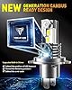 Termitor Upgraded H4/9003 Light bulb Hi/Low Beam,50000LM 900% Super Brighter, 6500K Cool White, HB2 Fog Light Bulbs with Cooling Fan, 1:1 Mini Halogen Size, Plug and Play, Pack of 2 #4