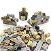 ZHX 120 PCS City DIY Block Wall Brick Building Blocks Parts Compatible with All Major Brands Blocks Creative Children Toys Gifts