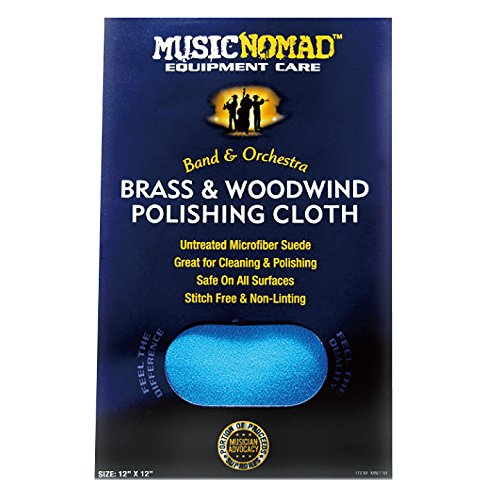 Music Nomad MN730 Brass and Woodwind Premium Microfiber Polishing Cloth