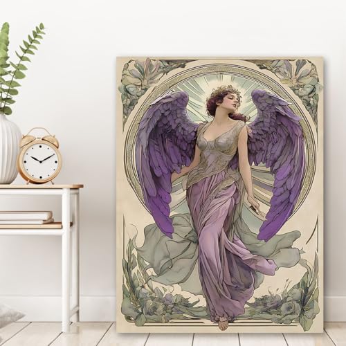 Tableau classique célèbre Alphonse Mucha - Toile d'art supérieure avec structure