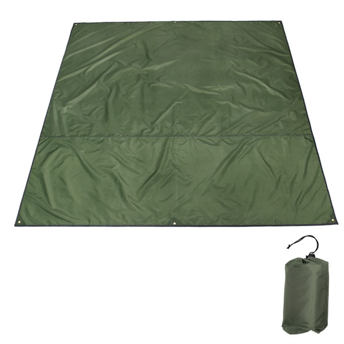 Tebery Waterproof Camping Tarp, 8x7ft Mutifunctional Tent Footprint with Drawstring Carrying Bag for Picnic, Hiking