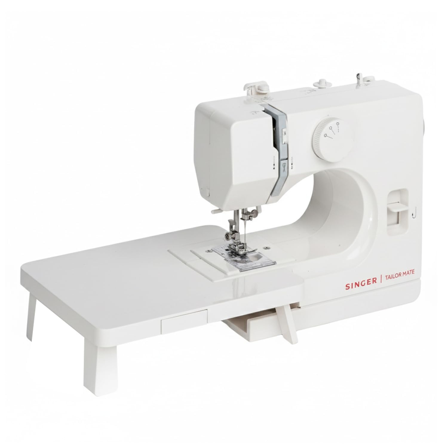 SINGER Tailor Mate Straight Stitch Sewing Machine with Free Arm | LED Light, Foot Pedal & Extension Table | 3 Stitch Length Options | 1-Year Warranty | Gifts for Woman-picture-21