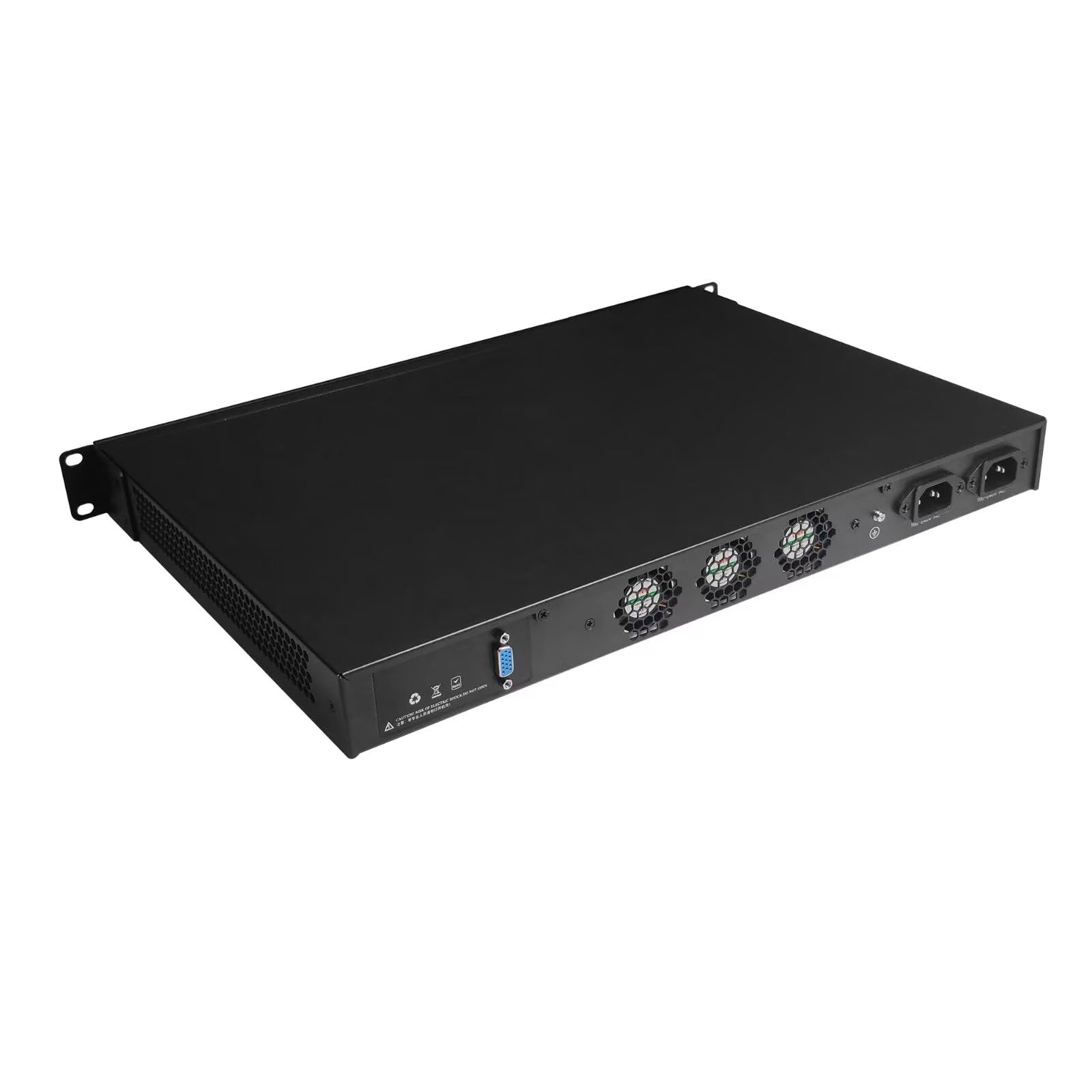 1U Firewall Appliance 19'' Rackmount Network Security Hardware, OPNsense Router PC, N100, 2 x SFP+ 10 Gigabit, 4 x I226V 2.5GbE LAN, GPIO, Barebone, NO RAM, NO Storage