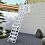 10FT Pull Down Attic Stairs, 12 Steps Wall Mounted Folding Loft Ladder,Extension Steps Ladder with Armrests? Folding Loft Staircase with Handrails