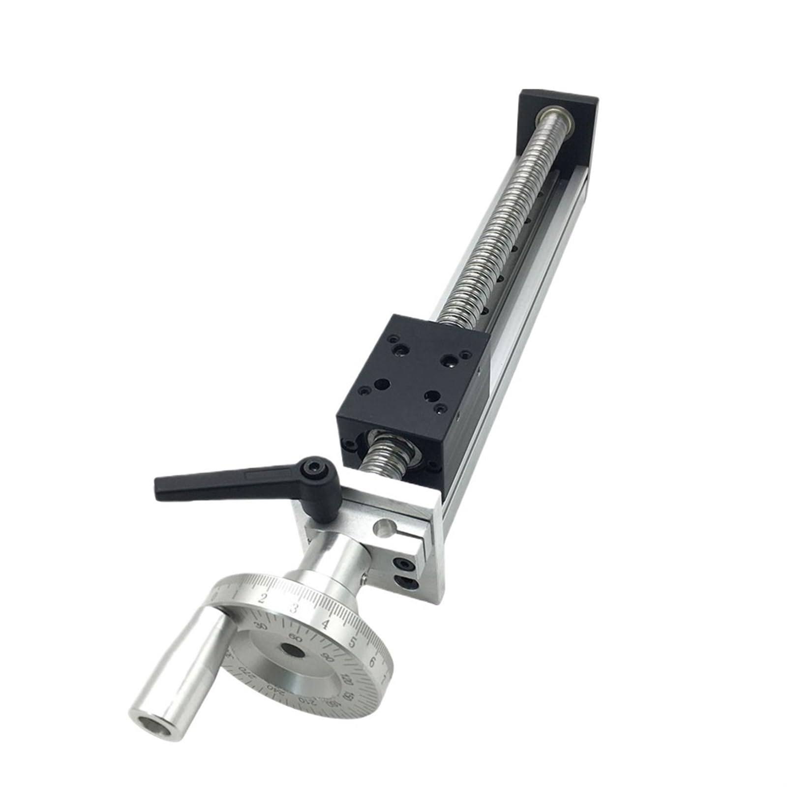 SFU1204 Liniowy stolik ze śrubą kulową, 100-1000 mm, ręczny stół przesuwny do CNC, drukarki 3D, szyny optycznej, 1 szt.(200MM Stroke)