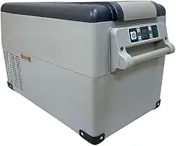 Geladeira 35 Litros 12V/24V 110v/220v Caminhão Ônibus Van Carro Trailer Motor Home