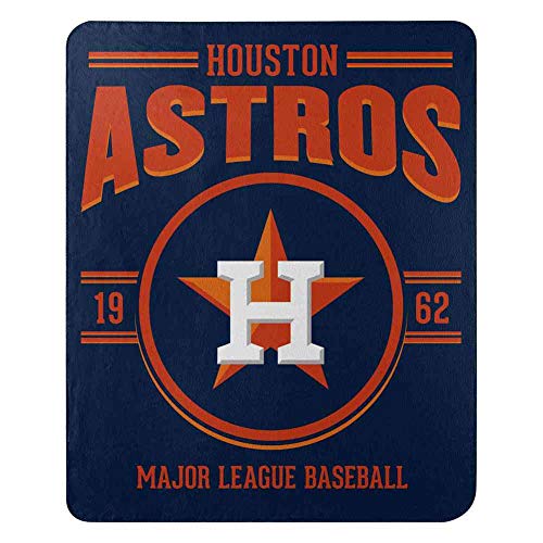 NORTHWEST MLB Houston Astros 50x60 Fleece Southpaw DesignBlanket, Team Colors, One Size