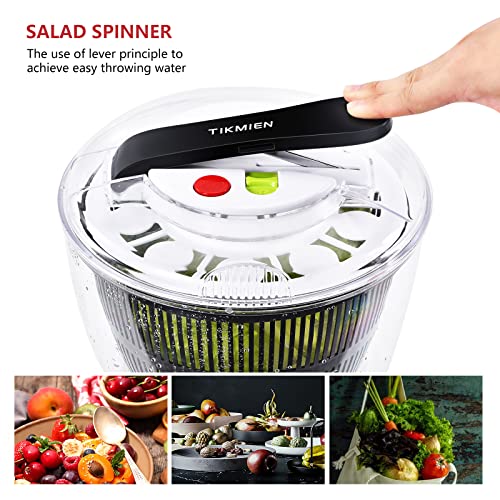 Tikmien Salad Spinner Best Salad Spinner Lettuce Spinner Salad Spinners Best Rated Salad Spinner Large Salad Spinner Collapsible #TOP1