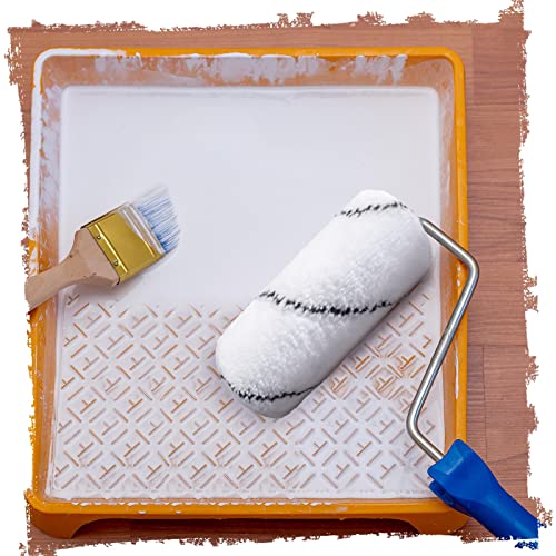 30 Pcs Paint Roller Covers Roller Naps Naps For Paint Roller Brush Paint Roller Sets Microfiber Paint Roller Covers For Roller Frame Home Painting Paint Roller Kit (4 Inch) #TOP5