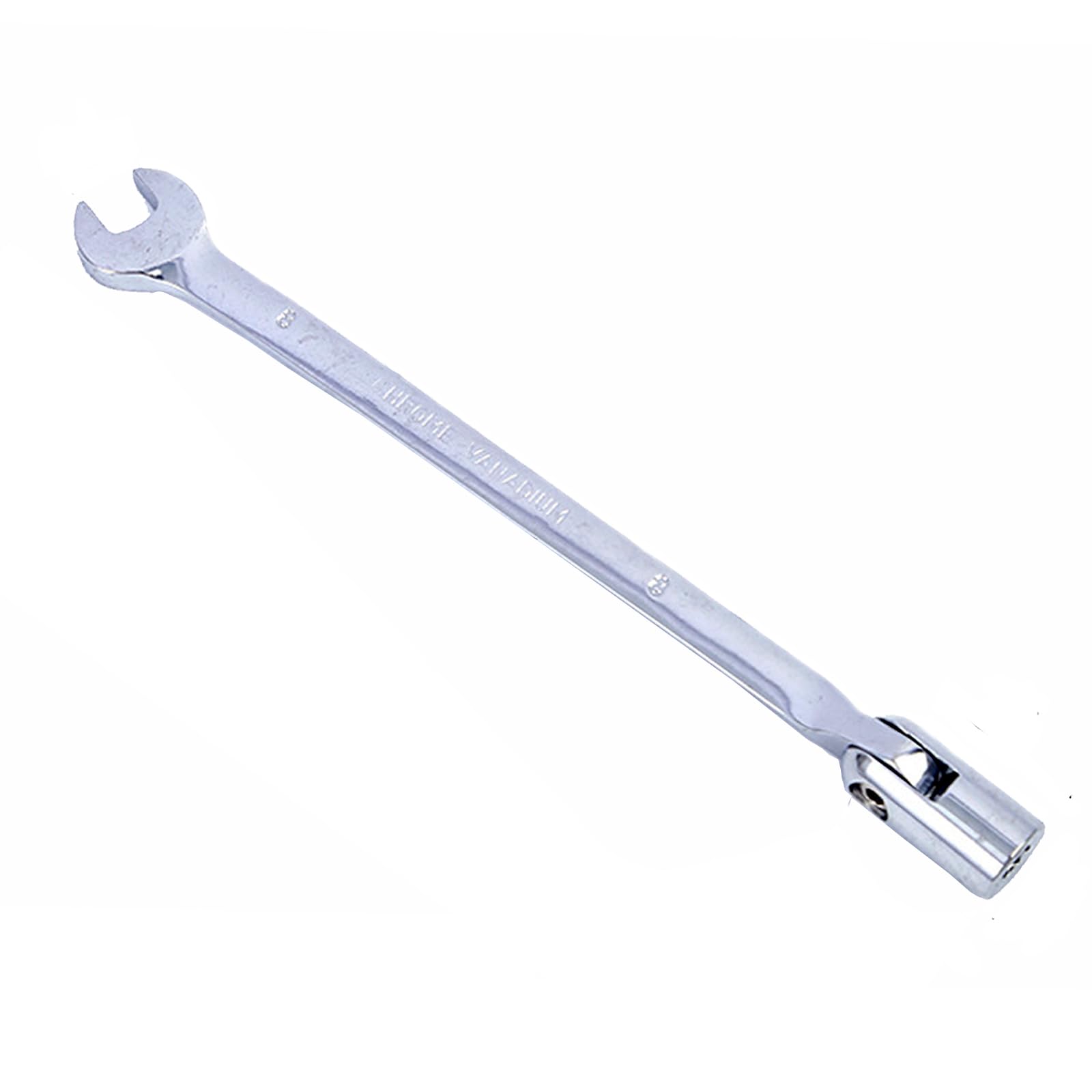 Vokenforu 19mm Socket Spanner, Ratchet Combination Wrench, Hardened Chrome Vanadium Steel Open End Spanner Metric