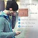 Pecco Bluetooth Beanie Hat, V5.0 Bluetooth Music Hat for Men and Women,Wireless Headphone Built-in HD Stereo Speakers with Rechargeable USB for Running, Skiing,Skating Black