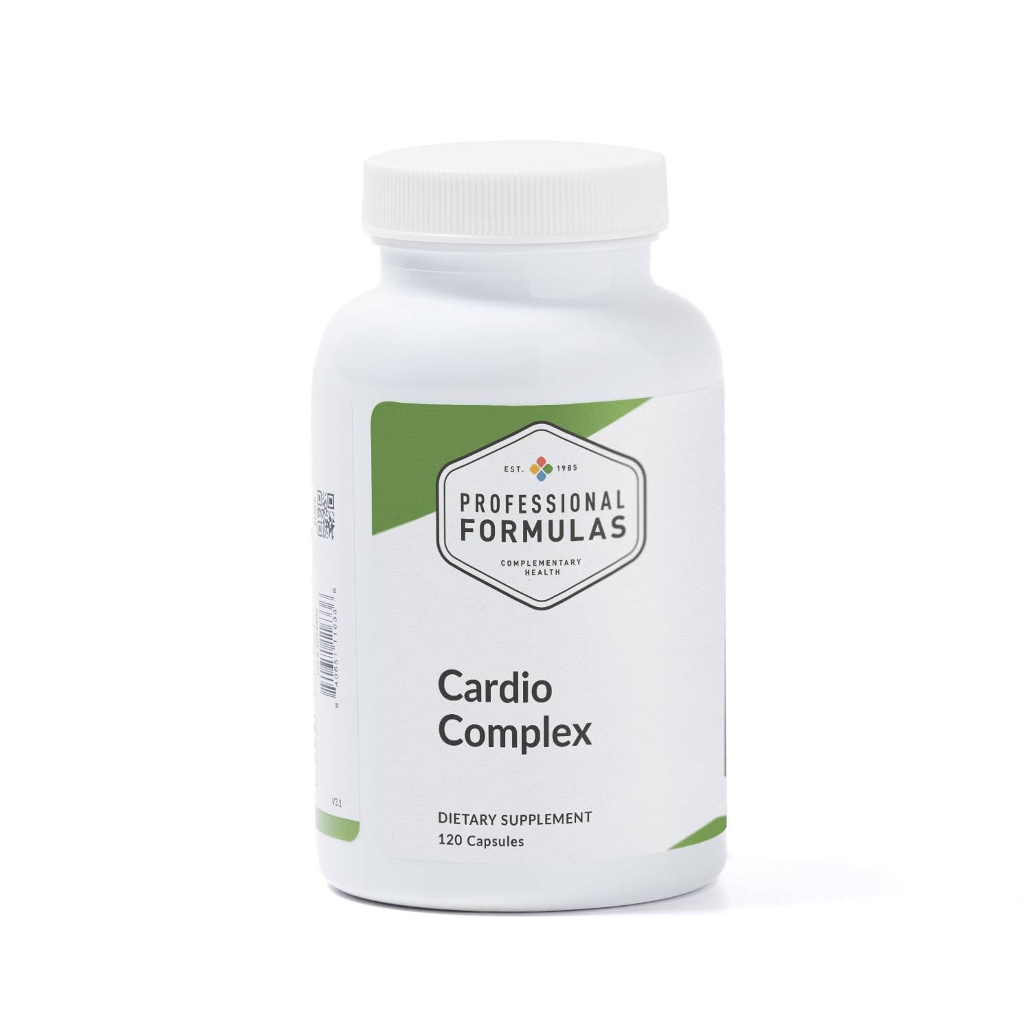 Professional Formulas Cardio Complex – Heart glandular with Vitamin E, Magnesium, Potassium, English Hawthorn, Astragalus & Turmeric to Support Cardiovascular Health* - Gluten Free, 90 Capsules