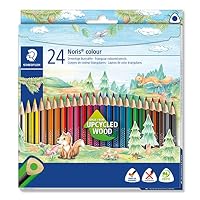 Staedtler Triangular Coloured Pencils (Pack of 24)