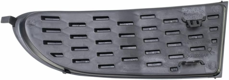 I-MATCH AUTO PARTS Front Right Passenger Side Fog Light Bezel Molding Cover Grille Trim Black Textured Honeycomb Pattern For 2011-2020 Dodge Journey 68079852AB CH1039180