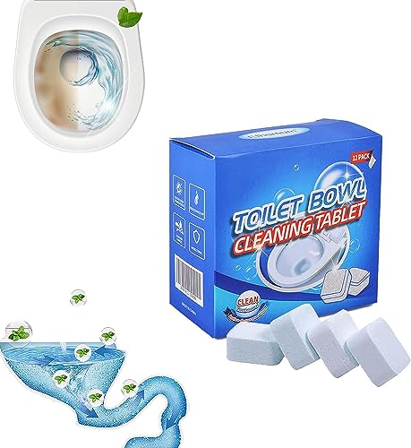 EXQST Nuevo 2023 Limpiador de inodoros Flushbright, tabletas de Limpieza de inodoros
