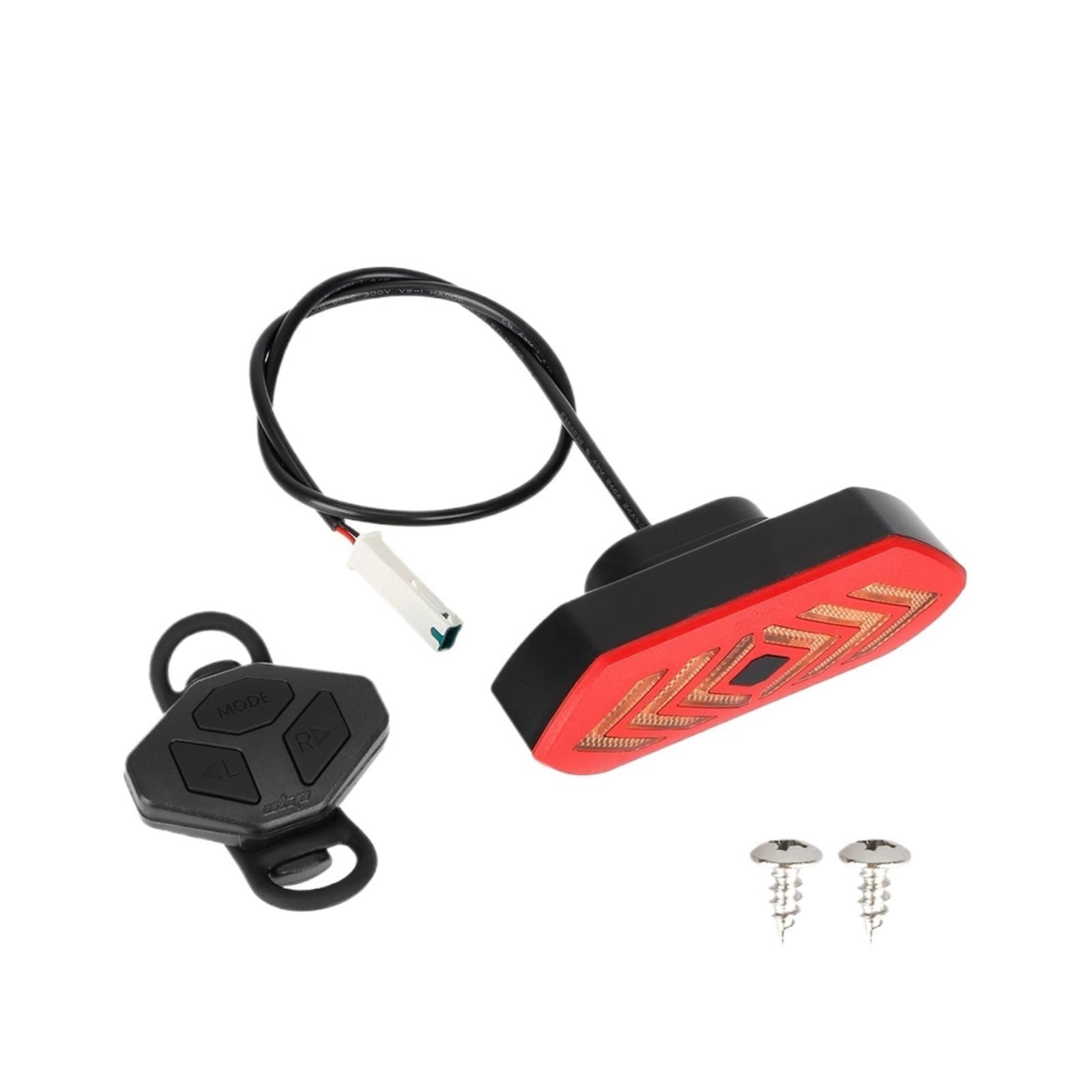 Luz Trasera de señal de Giro modificada Compatible con Xiaomi Pro 2 Mi3 Scooter eléctrico Control Remoto USB Recargable LED Intermitente Piezas de Ciclismo