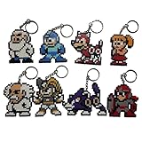 Mega Man Family Perler Art Set/Pixel Art Keychains