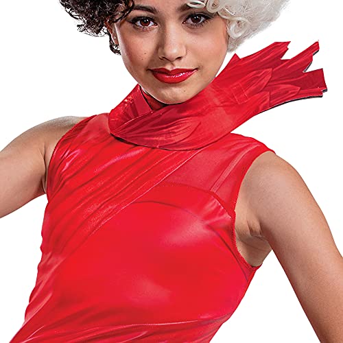 Disfraz de Vestido Rojo Cruella para Niñas miniatura 4