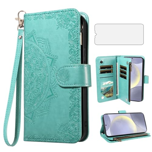 Étui Samsung Galaxy S24 Plus avec porte-carte et protection écran intégrée