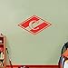 Produktbild lunaprint Spartak Moscow KHL Russia Hockey Home Decor Art Wall Vinyl Sticker 63 x 35 cm