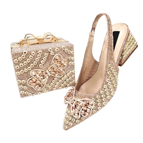 Ensemble chaussures et sac africains confortables pour mariage