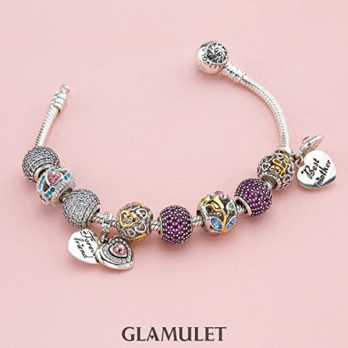 Glamulet in argento Sterling 925 con pietra