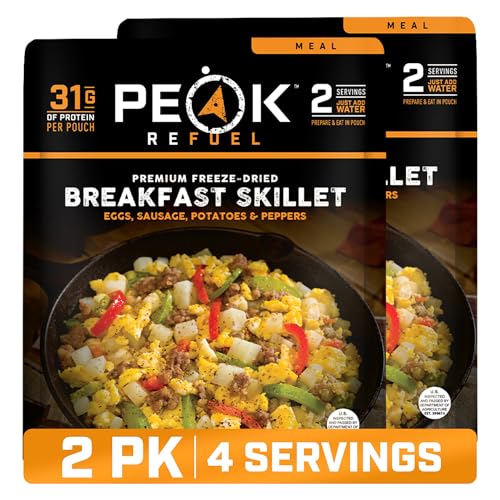 Peak Refuel Breakfast Skillet 2-Pack | Freeze Dried Backpacking, ...