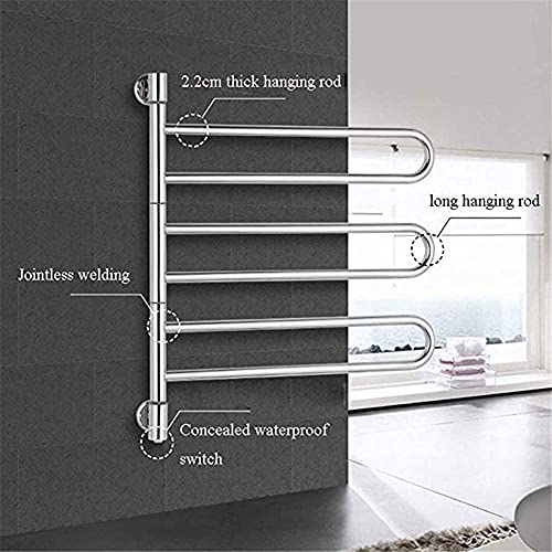 Radiador toallero eléctrico, toallero eléctrico de Pared con calefacción Central y calefacción de Escalera, cableado Fijo, paisajes Hermosos.