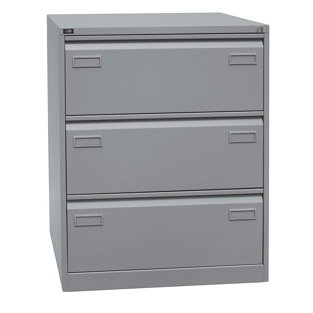 BISLEY Light Hängeregistraturschrank, doppelbahnig, DIN A4, 3 HR-Schubladen, Metall, 633 Schwarz, 62.2 x 80 x 101.6 cm