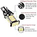 Botepon 1600 Lumens Extremely Bright 921 912 T15 Led Backup Lights Bulb, Error Free 3030 24-SMD Led Bulb for Car Led Backup Reverse Lights 12V 24V (Pack of 2)