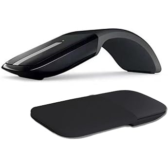 Microsoft Wireless Mouse, Wireless Arc Mouse Touch Thin Arc Bluetooth Surface Receiver S Pro Touch Portable Foldable Optical