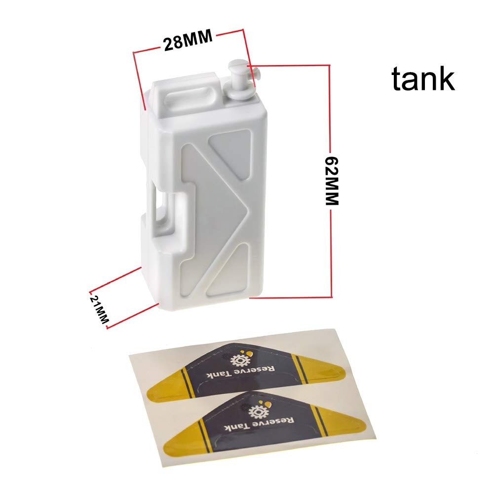 KEEDA 5-teiliges RC Zubehör-Set – Simulation Angelbox, Werkzeugkasten, Tank & Mehr Für Crawler Im Maßstab 1:10