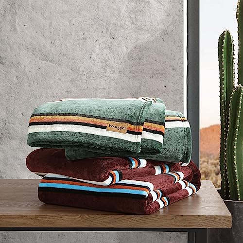 Wrangler Plüsch-Fleece Decke King-Size