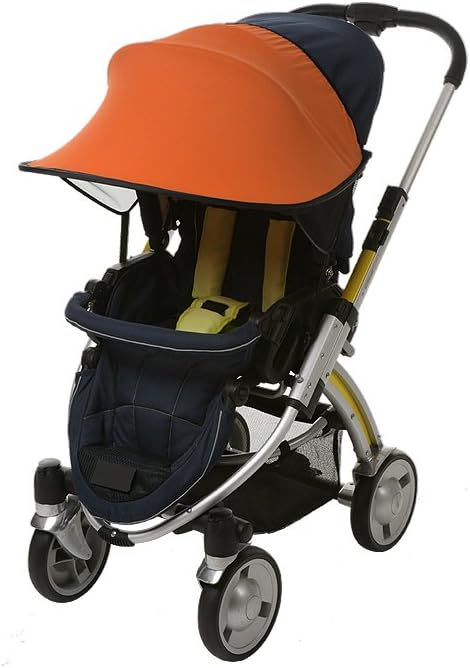 Sun Shade for Strollers and Car Seats (Orange) UPF 50+