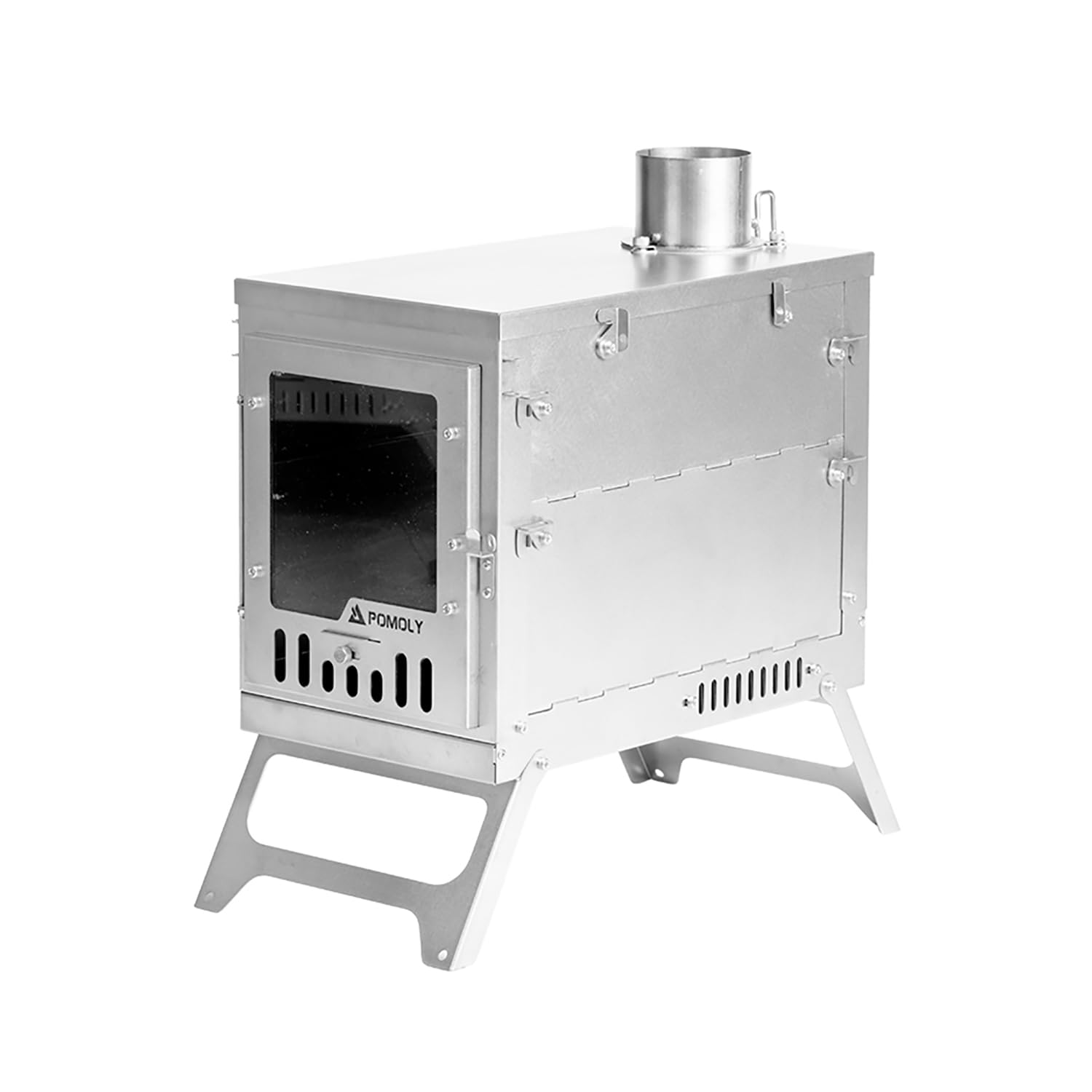 Amazon.com: POMOLY X-Ti Max Double-Fold Titanium Wood Stove