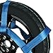 Set of 2 Blue Tow Dolly Straps with Flat Hook, Fits Most 16-20