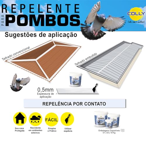 Armadilha Adesiva Repelente Para Pombos Morcegos Insetos 1kg