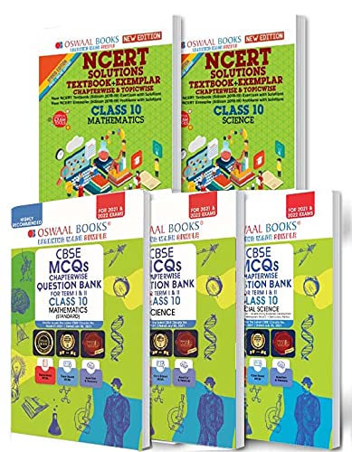 Oswaal CBSE MCQs Chapterwise Question Bank For Term I & II, Class 10 ...