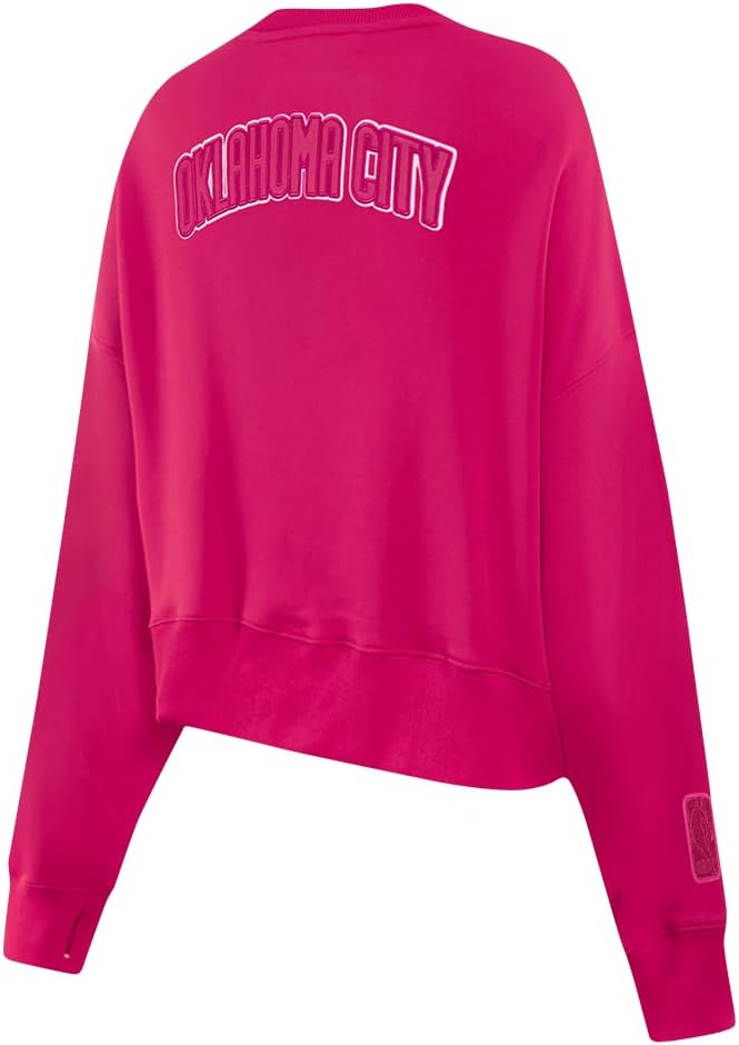 Pro Standard Womens NBA Classic Triple Pink Sweatshirt - Image 4