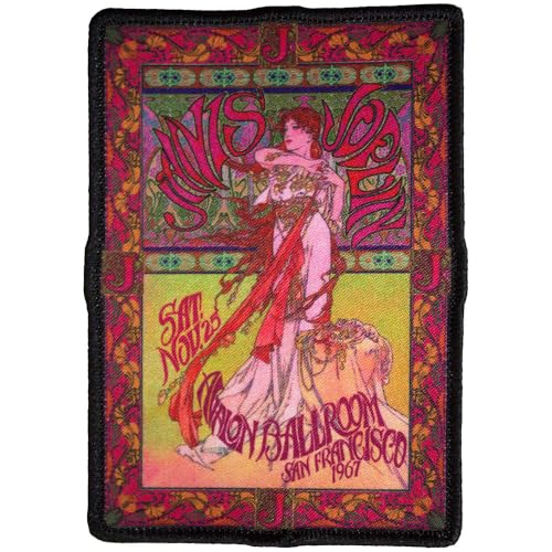 Janis Joplin Avalon Ballroom Woven Patch Size One Size