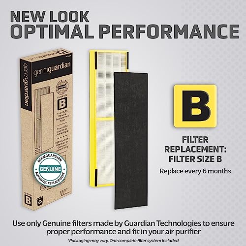 Germguardian Air Purifier Filter Flt4825 Genuine Hepa Replacement Filter B For Ac4825, Ac4825E, Ac4300Bptca, Ac4850Pt, Ac4900Ca Germ Guardian Air Purifiers #TOP1