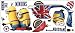 RoomMates RMK3002GM Minions The Movie Peel and Stick Giant Wall Decals, 33.25" x 25.75"