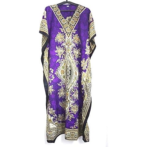 Indian Art Design Floral Maxi Dress Cover