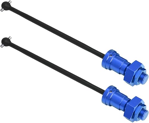 Miniatura 9 de Eje de transmisión de automóvil a control remoto, eje de transmisión delantero y trasero de aleación de aluminio para TRAXXAS XMAXX 1/5 automóvil