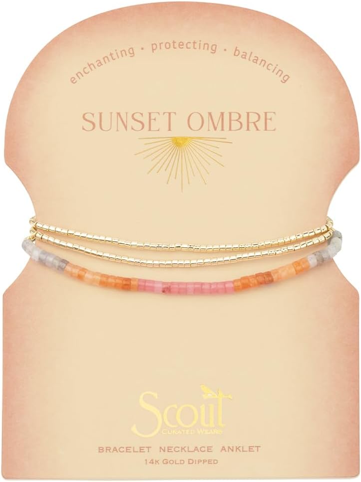 Scout Curated Wears - Ombre Stone Wrap - Sunset/Gold