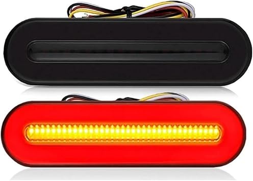 Rear Tail Light Waterproof 12V 24V Truck LED Tail Light Rear LampStop Reverse Safety Indicator Fog Light For Trailer Truck Car Taillight Taillight Fog Lamp Size 12.5x3.5cm
