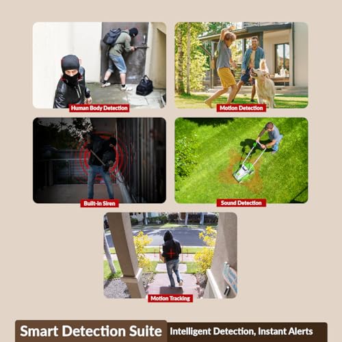 Image of CP PLUS 4MP Quad HD Outdoor Wi-Fi CCTV Camera | 360 Pan & Tilt | Full-Color Night Vision | CTC Cyber Secure Tech | Smart Detection Suite | View & Talk | OK Google | Cloud Recording | CP-Z43Q